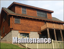  Hartville, Ohio Log Home Maintenance